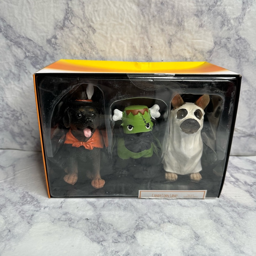 Candy Corn Lane Set of 3 Mini Dog Halloween Costume